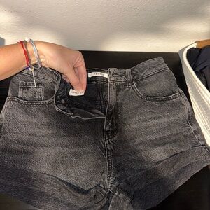 PacSun Black Slim Fit Jeans with Distressed Finish